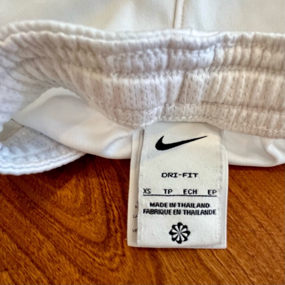 Nike Dri-Fit lot bundle of 3 soccer running shorts. 2 white 1 teal women’s Xs - Picture 3 of 4